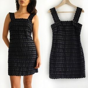 French Connection Black Grosgrain Ribbon Dress